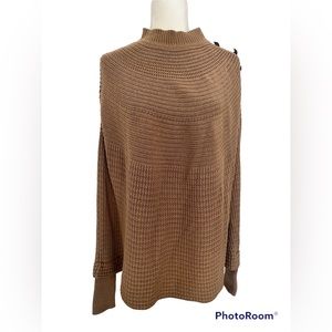 Renee C Sweater Poncho One Size